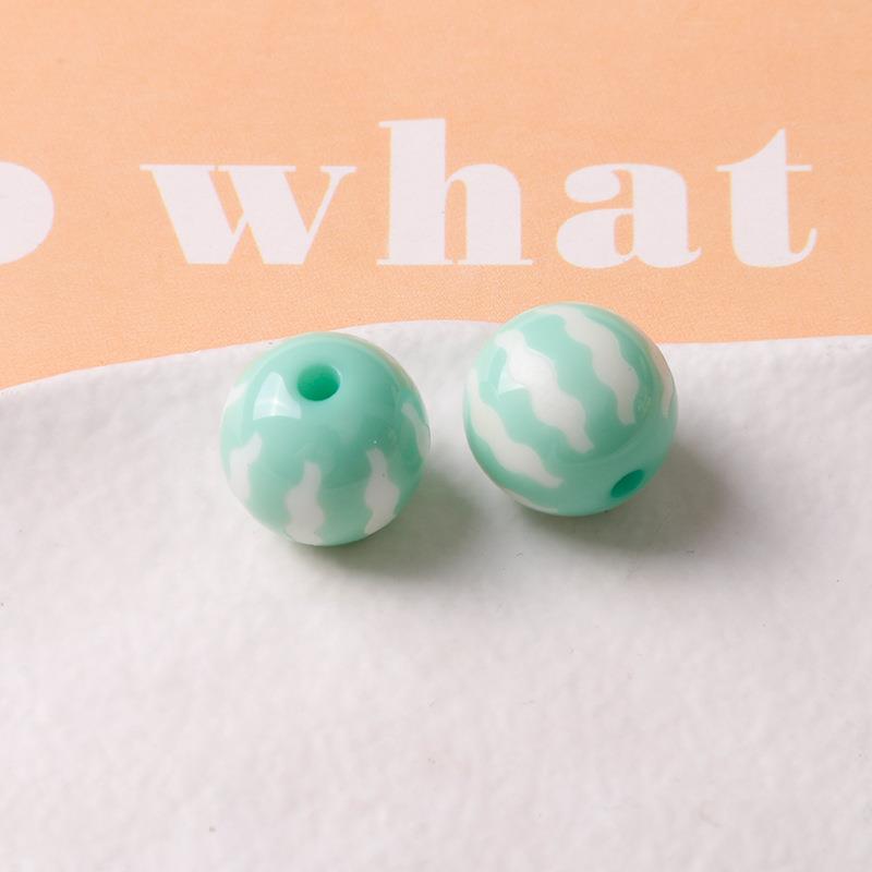 Light green pumpkin beads