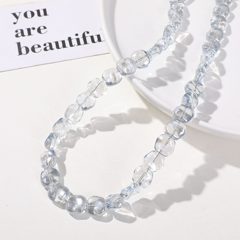 A string of light blue