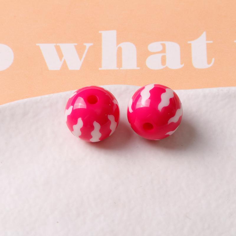Rose Red pumpkin beads