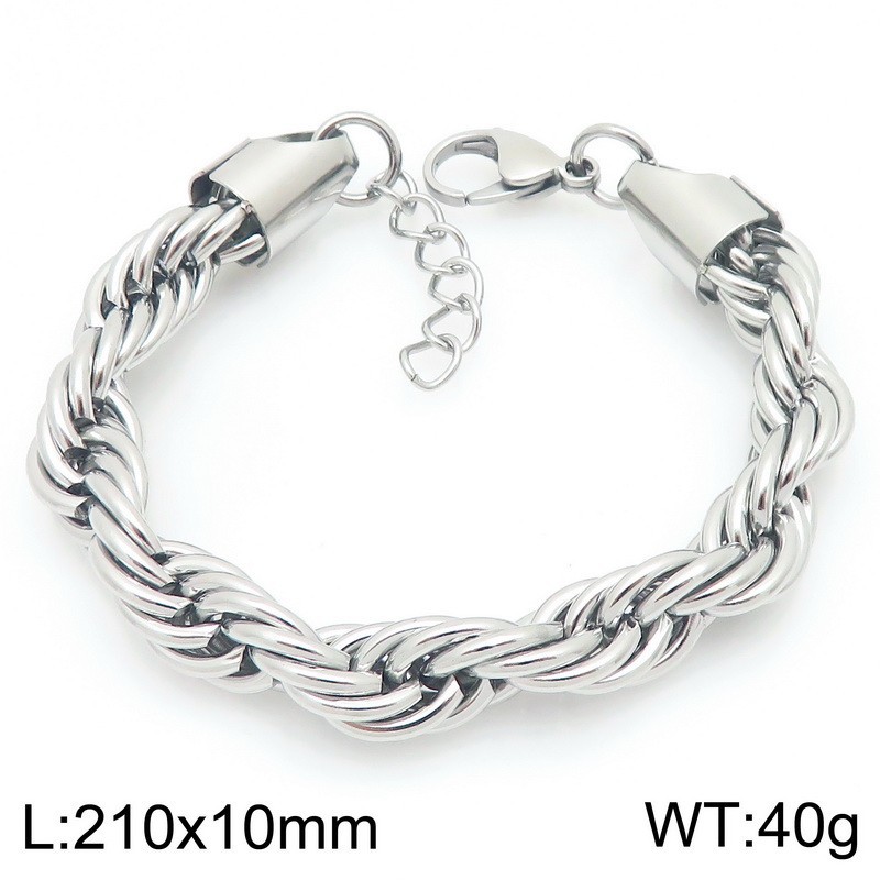 Steel color bracelet