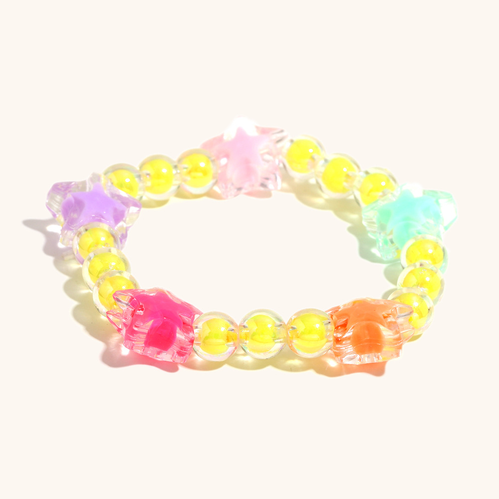 Acrylic color bracelet-color