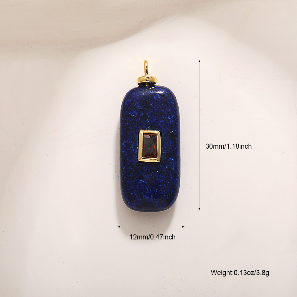 blue crystal with rhinestone