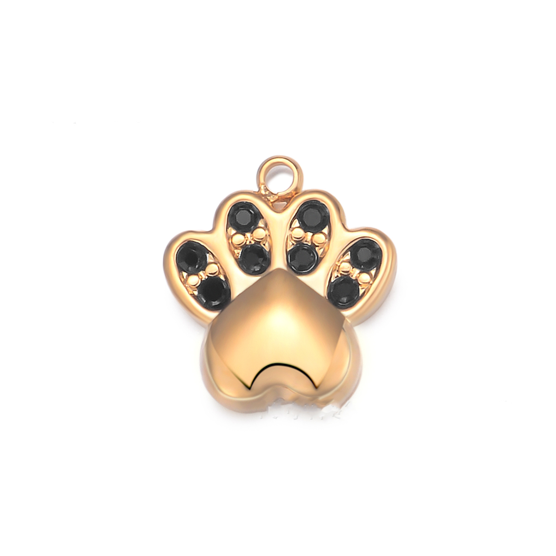Dog paw black diamond