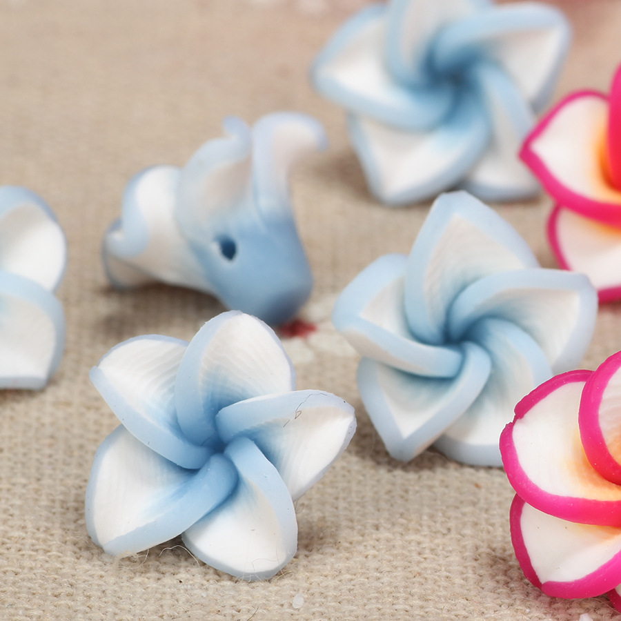 5# White bottom light blue edge