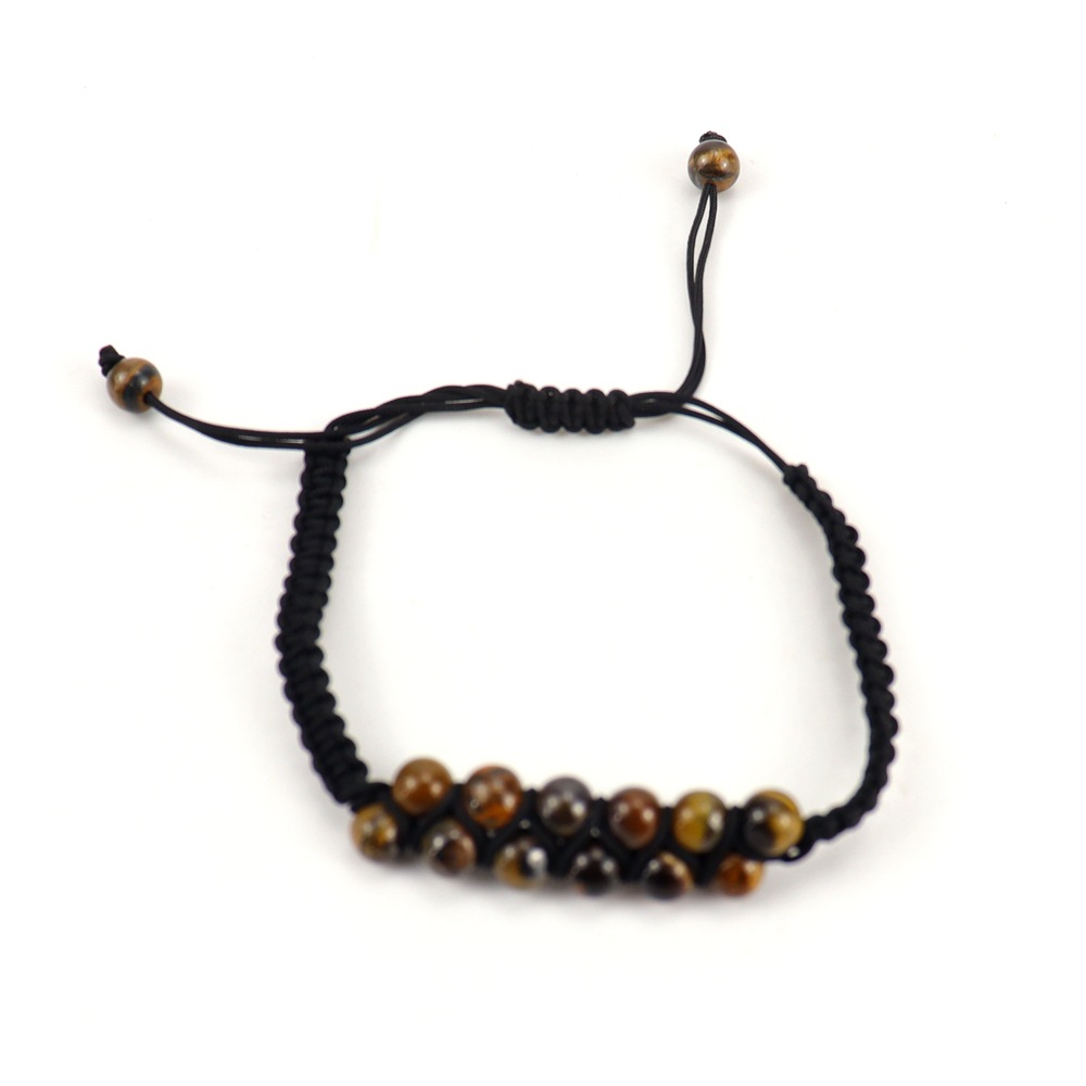 Black rope   tiger stone