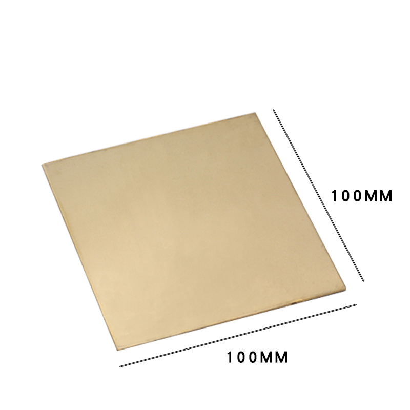 100*100x0.8mm brass