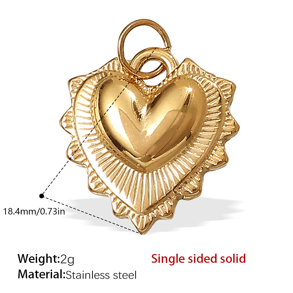 Pj242g single sided solid pendant