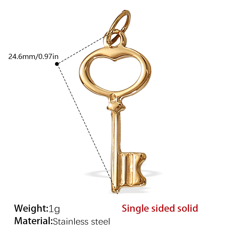 Pj243g single sided solid pendant