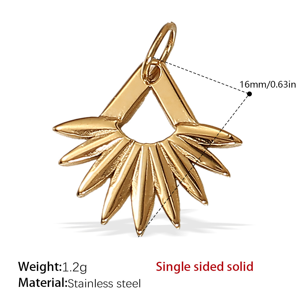 Pj246g single sided solid pendant