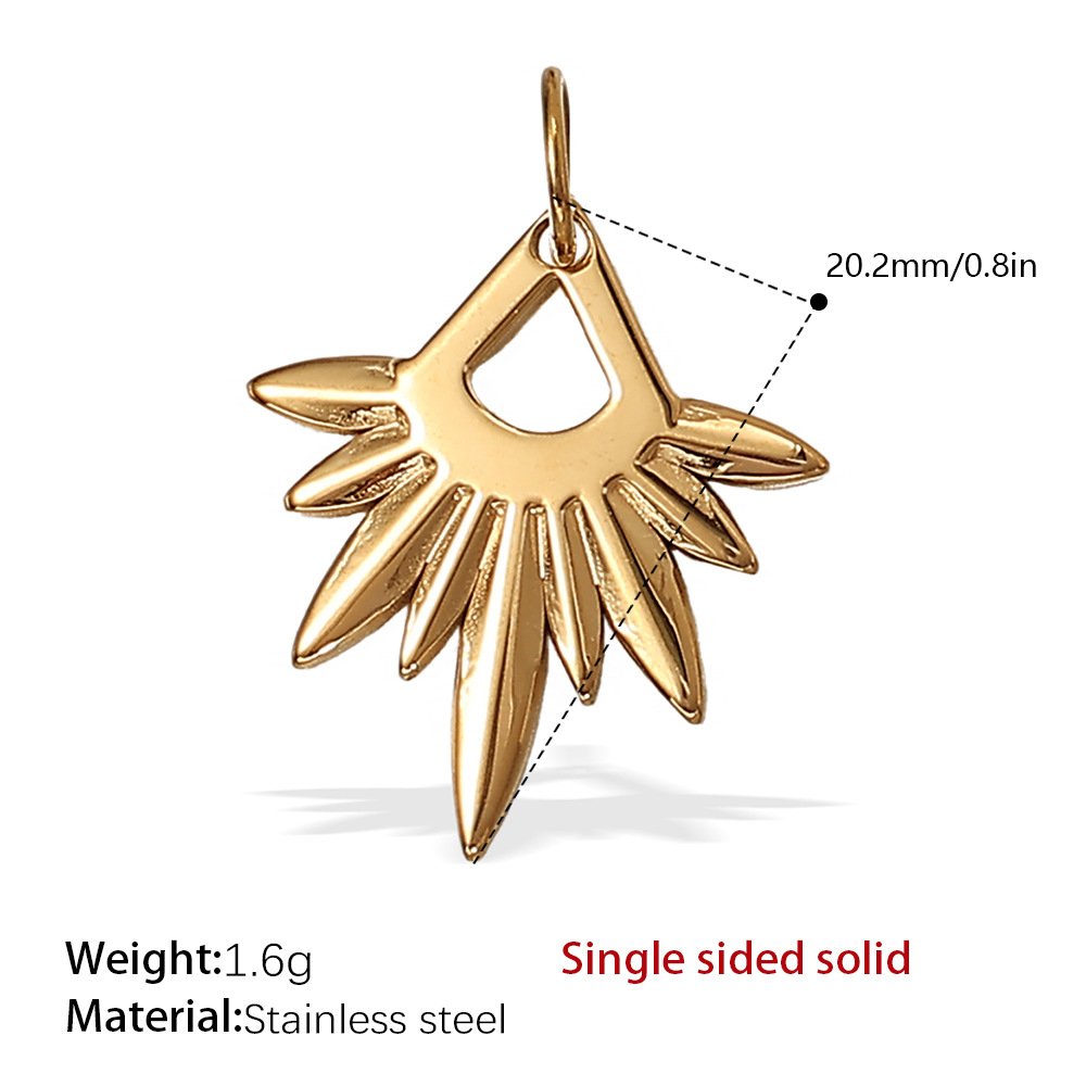 Pj247g single sided solid pendant