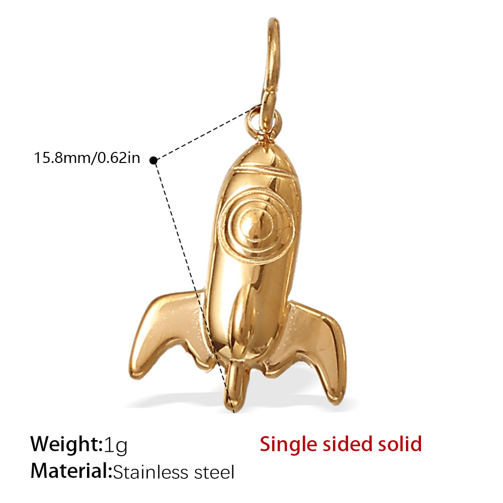 Pj251g single sided solid pendant