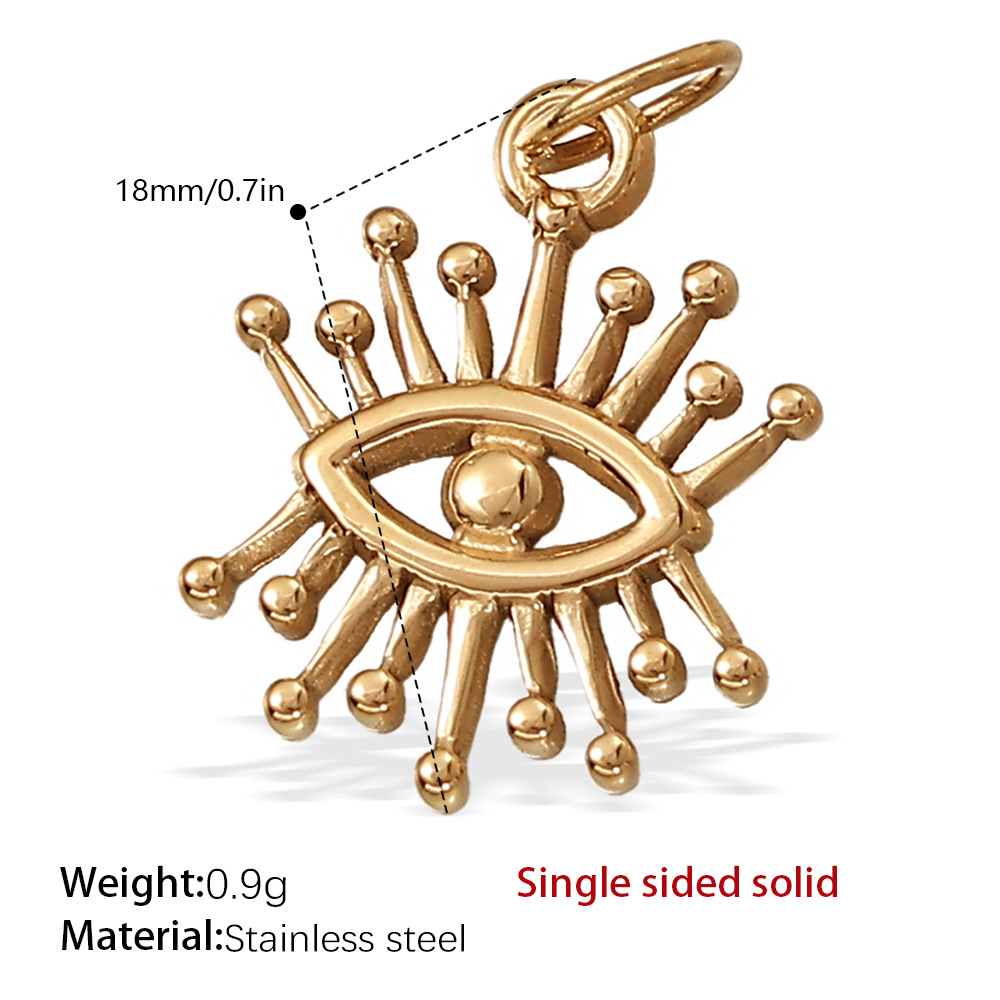 Pj252g single sided solid pendant