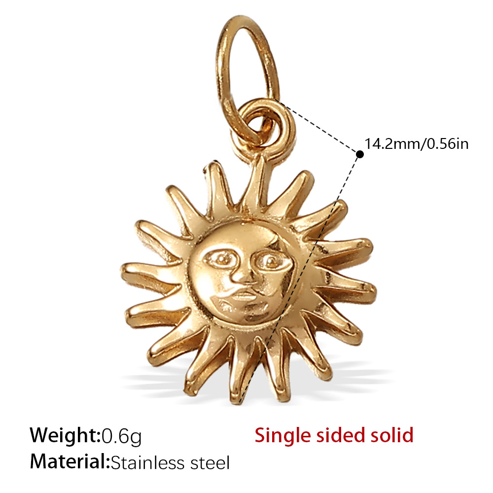 Pj254g single sided solid pendant