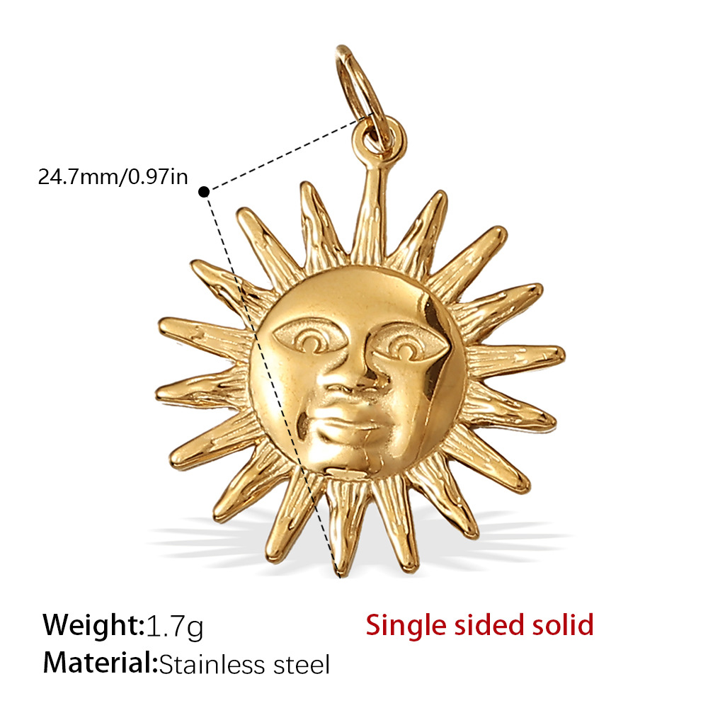 Pj262g single sided solid pendant