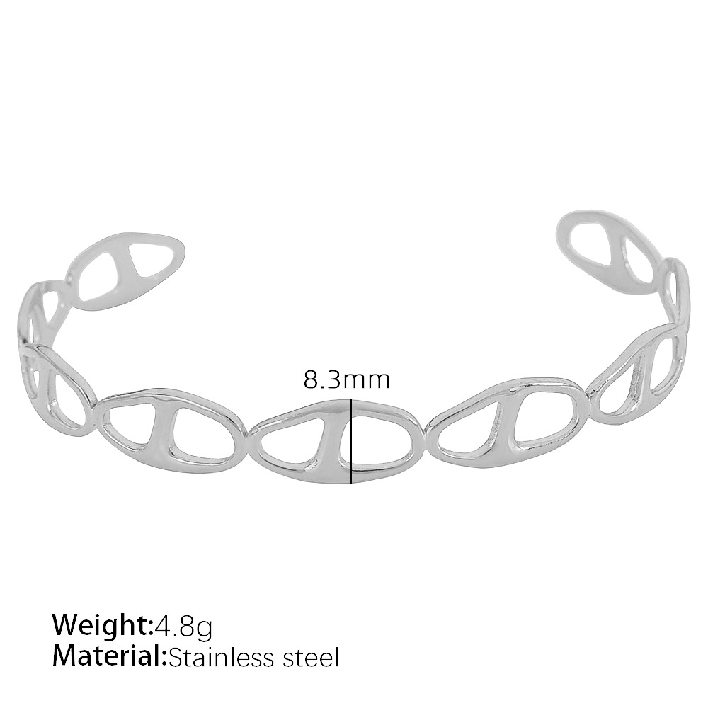 SZ83 adjustable silver bracelet