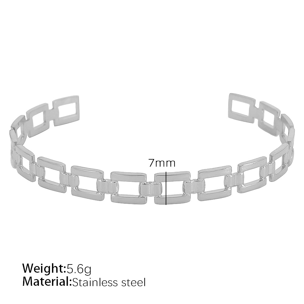 SZ84 adjustable silver bracelet