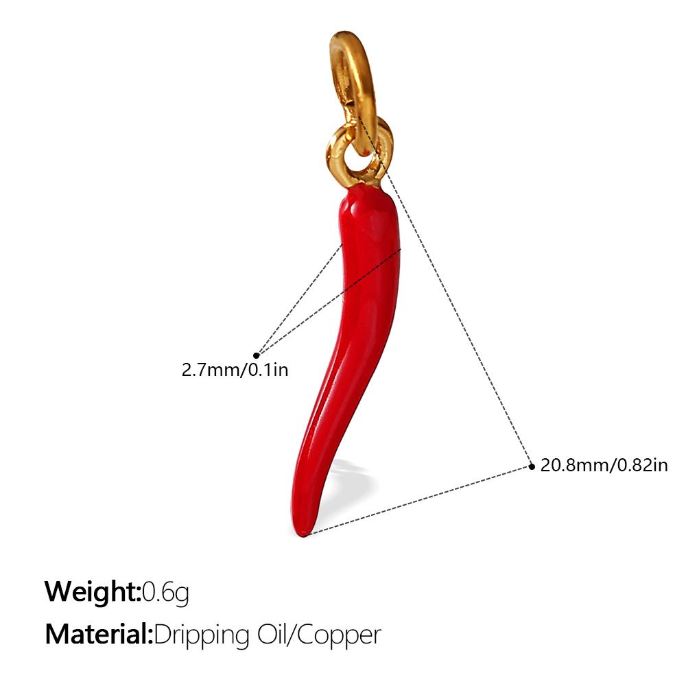 Pj608rdg red oil drop pendant