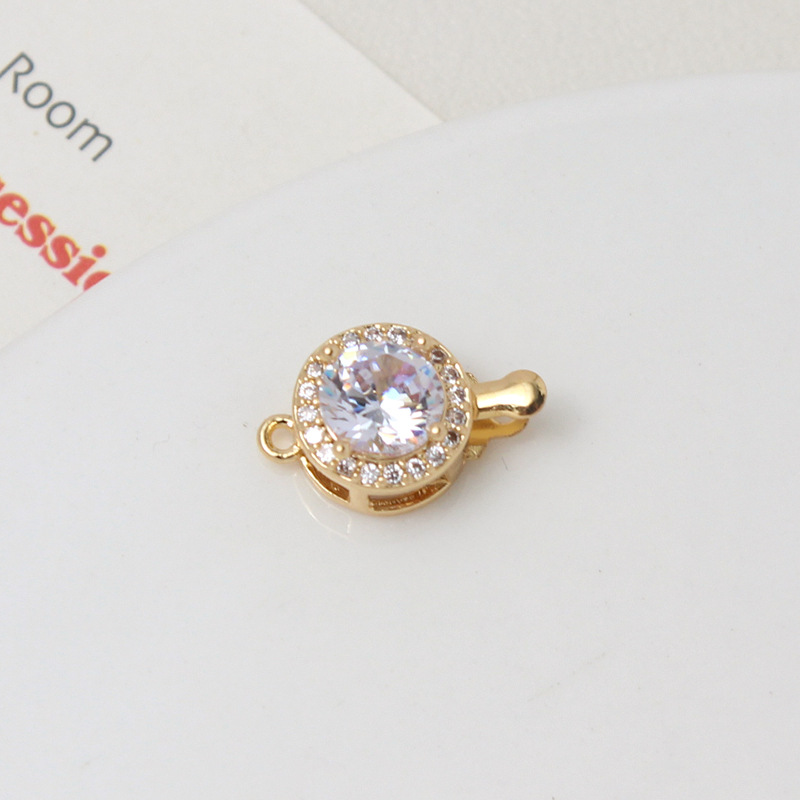 01 # White round-10*15mm