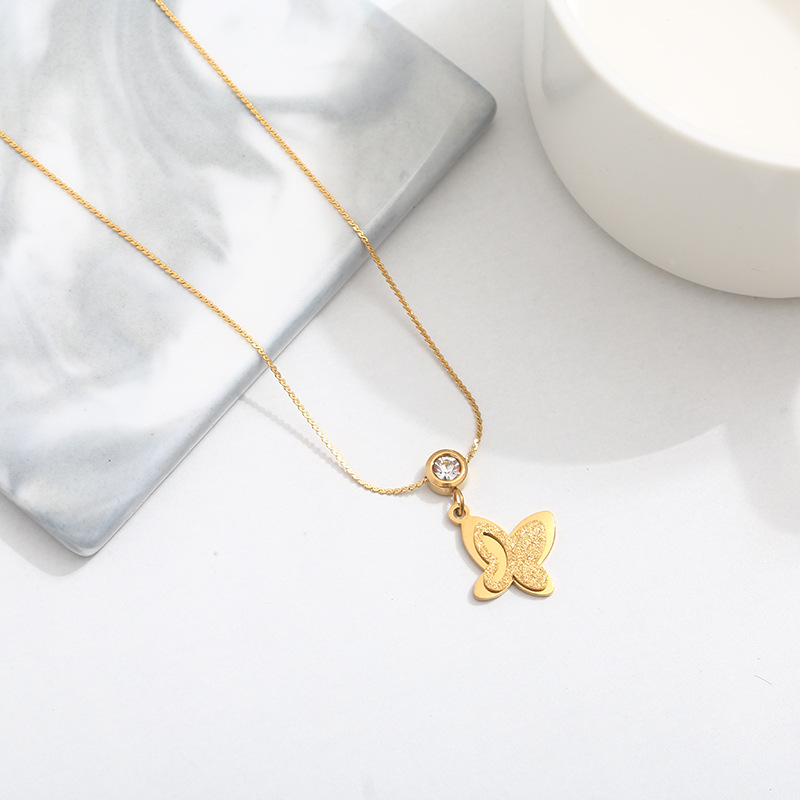 6 # Cup diamond pressed sand double layer butterfly c style