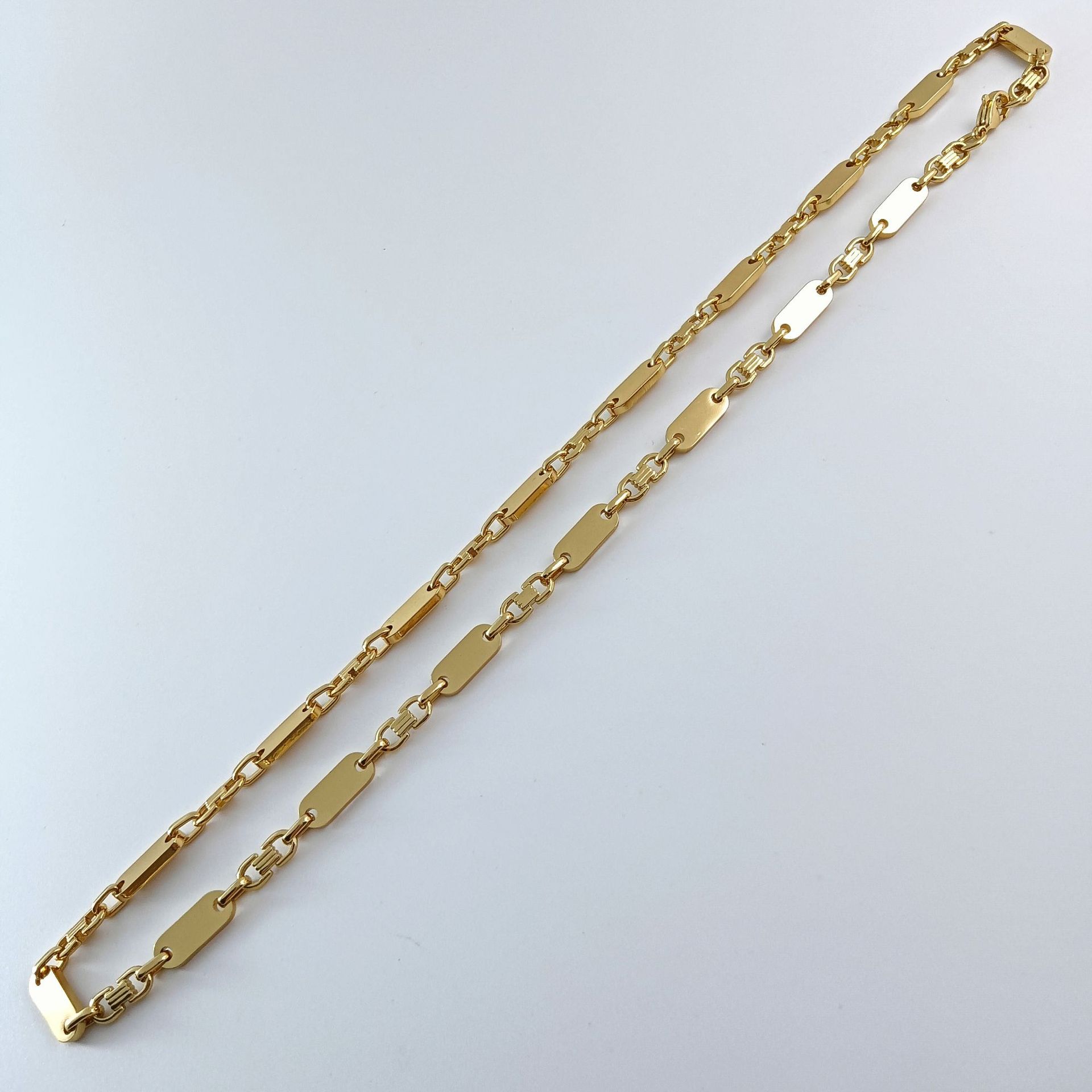 Gold necklace 6mm*60cm