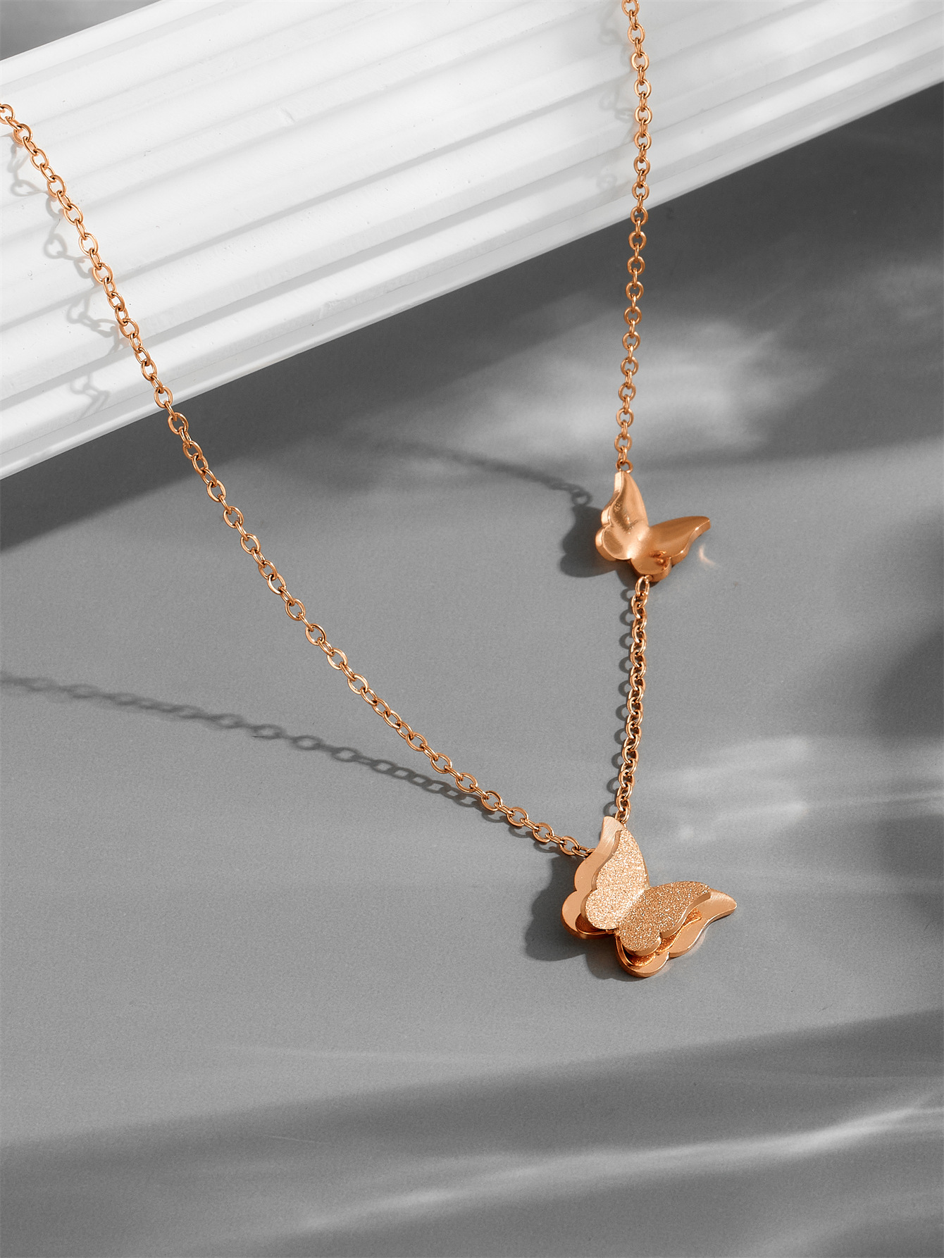 necklace rose gold 40cm