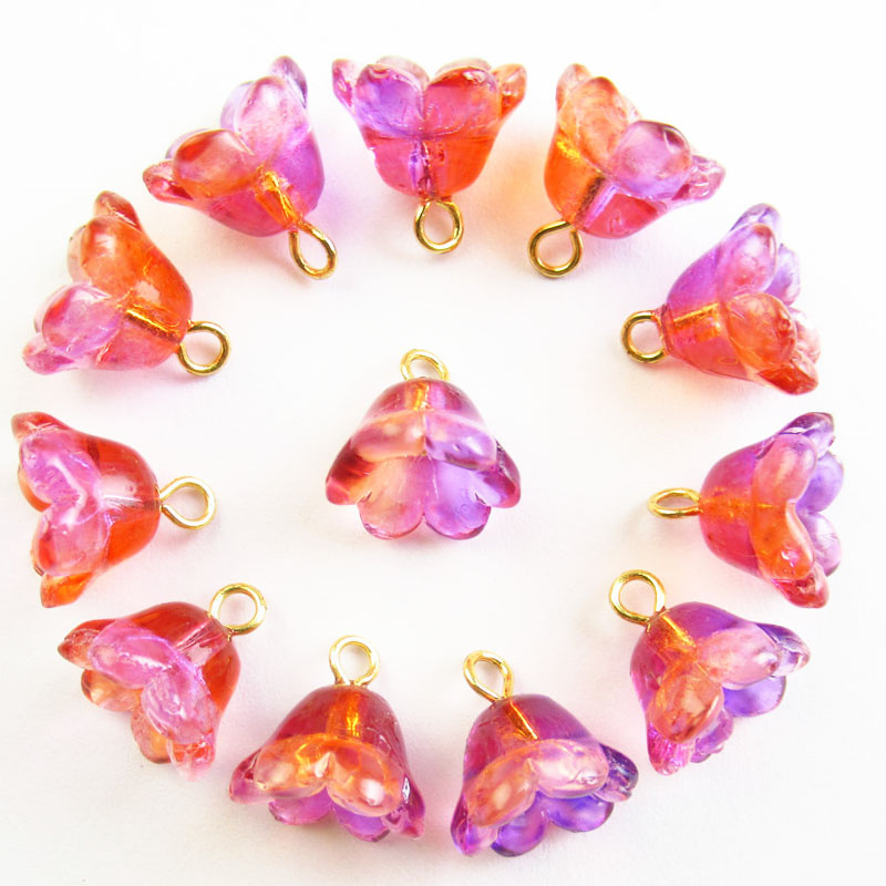 Orange and purple gradient color