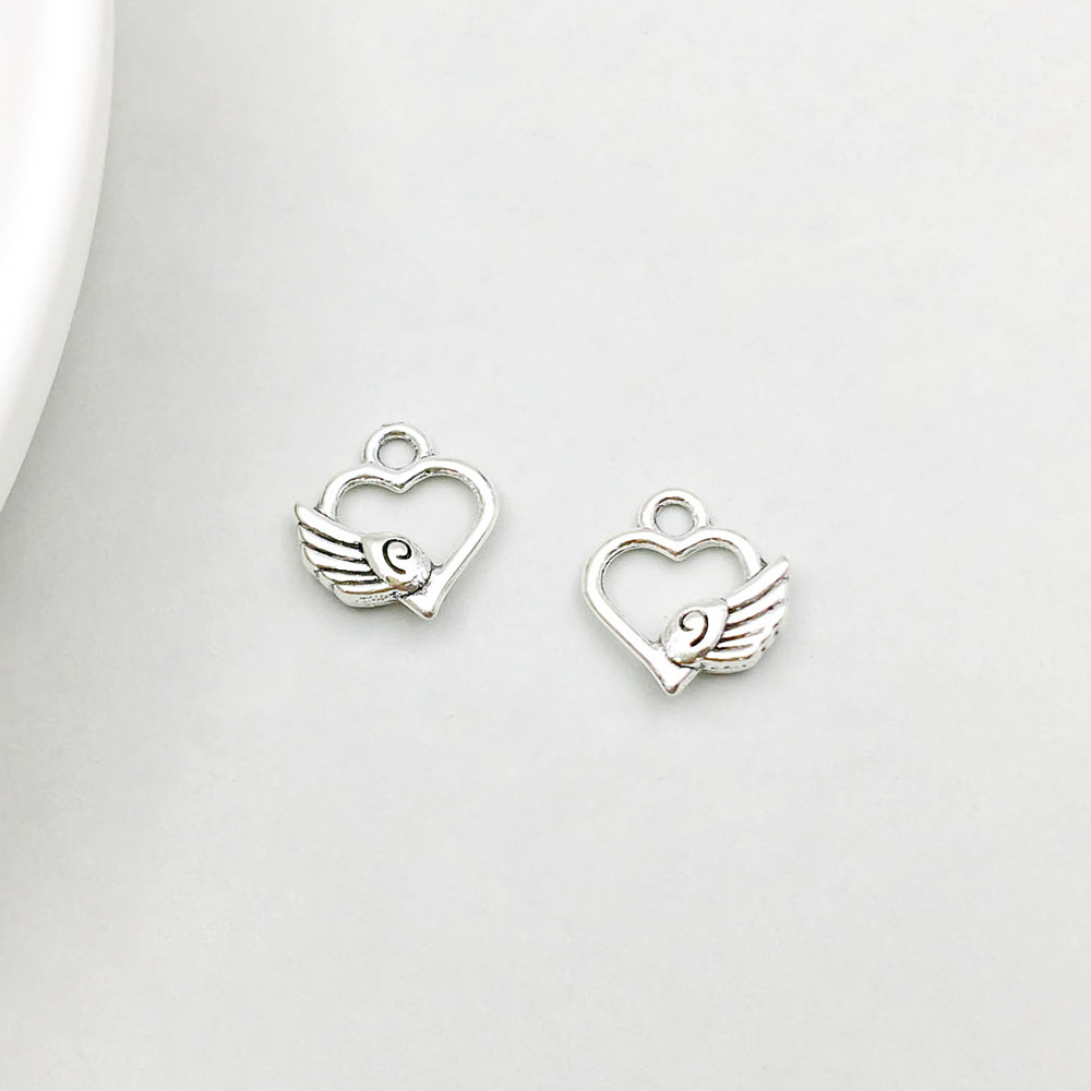 1 Wing peach heart 10*11mm-0.6g-13333