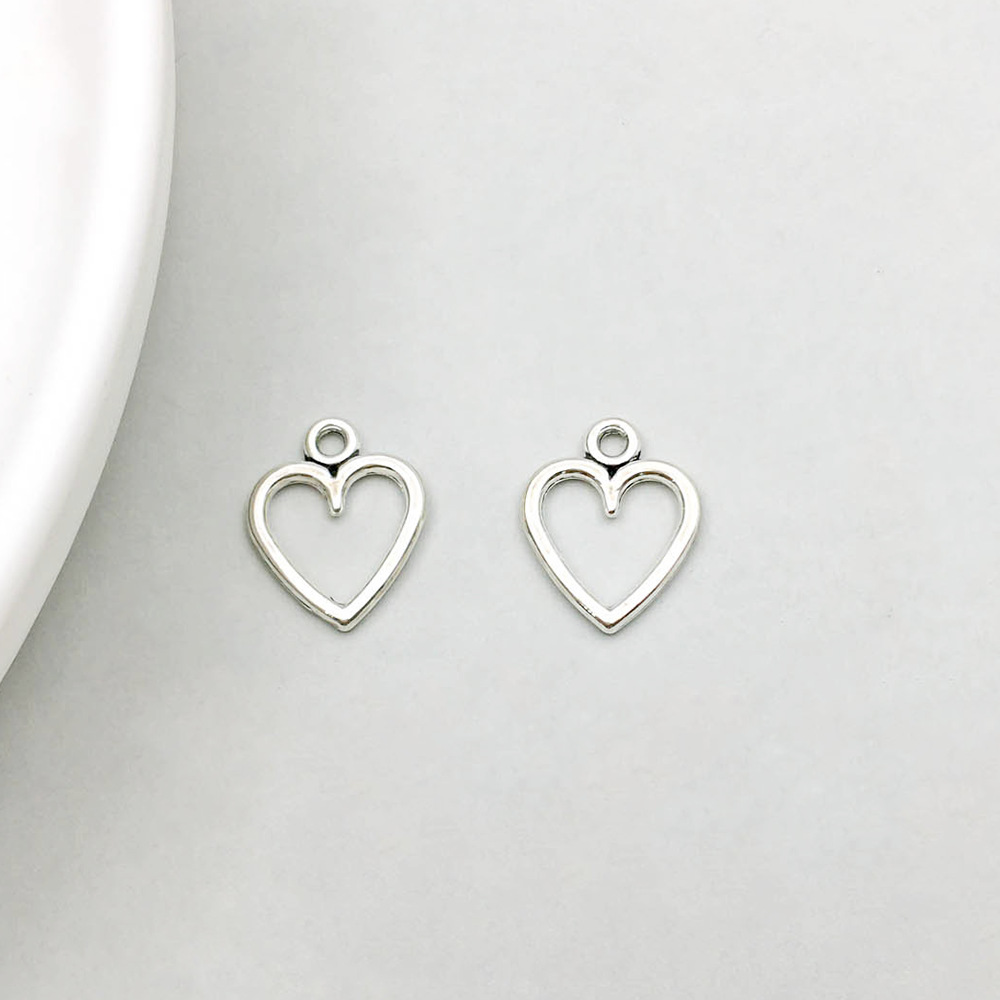 1 small peach heart 10*13mm-0.4g-13336