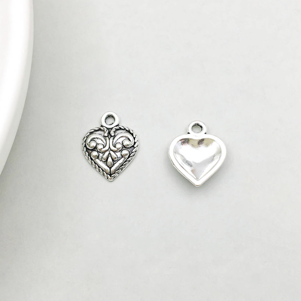 1 small peach heart 10*13mm-0.5g-13337