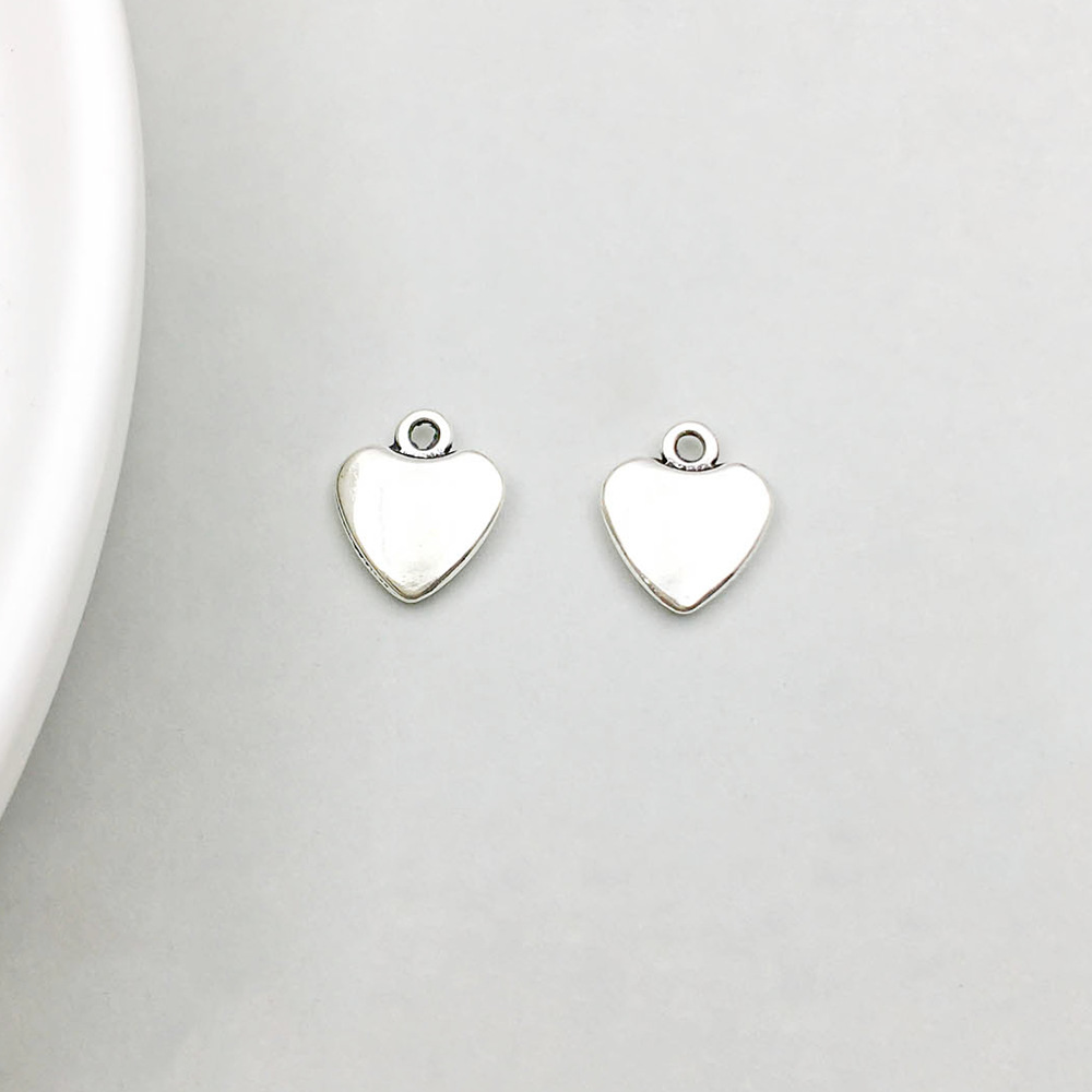 1 small peach heart 9*10mm-0.8g-13338