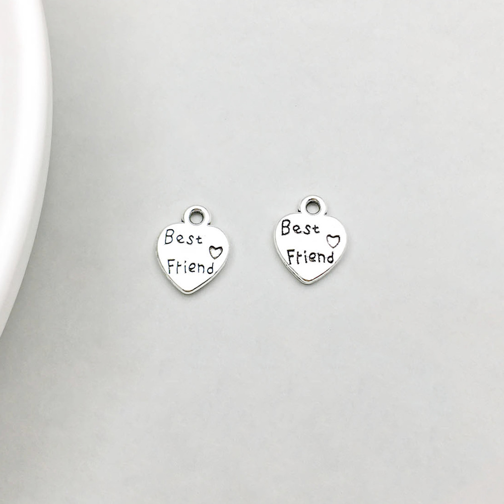 1 small peach heart 8*11mm-0.7g-13339