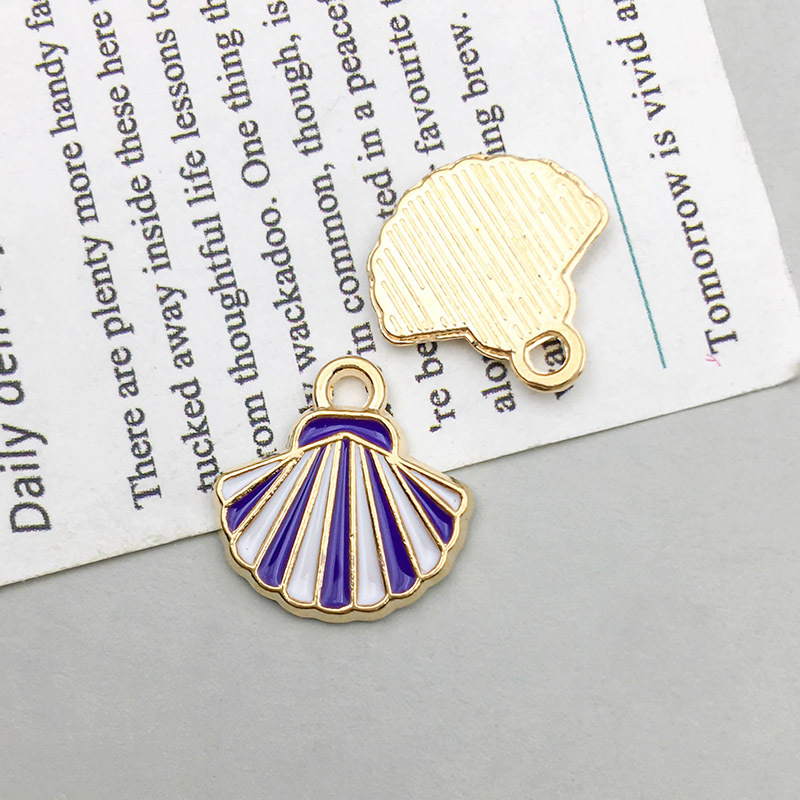 1 dripping purple shell 13*13mm-0.8g-10993