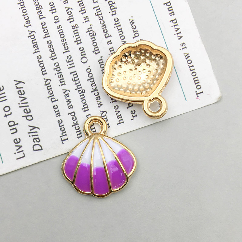 1 dripping shell purple 16*17mm-1.4g-12034