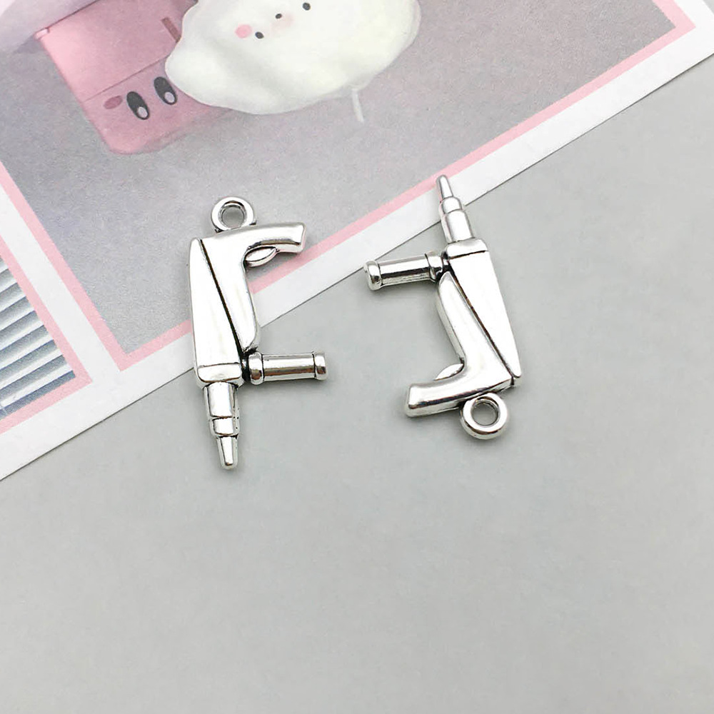 1 ancient silver impact drill 7*27mm-2.2g-8526