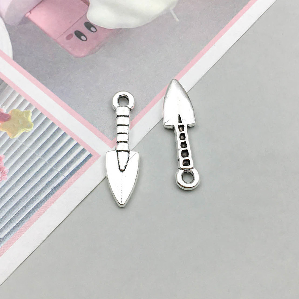 1 ancient silver shovel 7*24mm-1g-8528