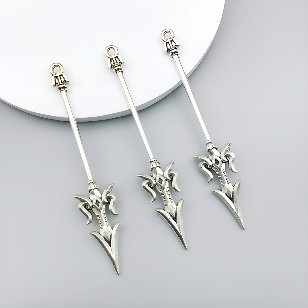 1 ancient silver sword 13*69mm-3.5g-16173