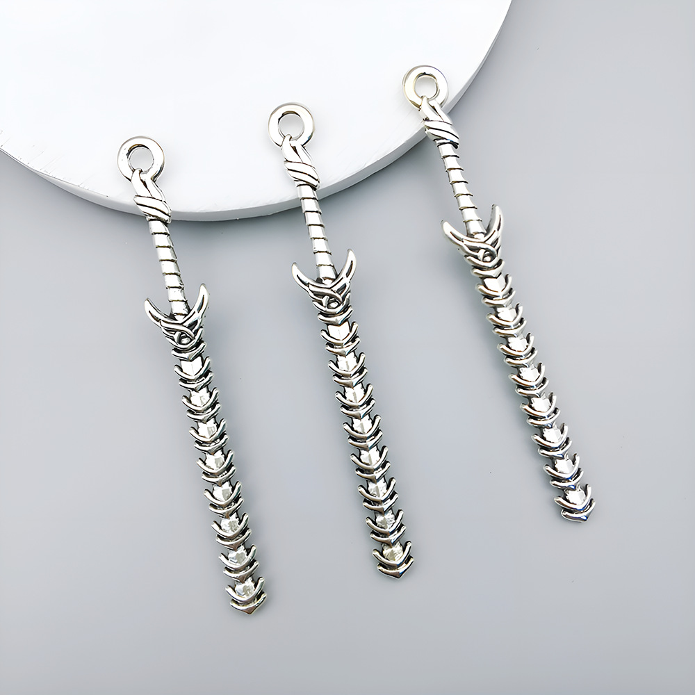 1 ancient silver sword 9*71mm-3.6g-16181