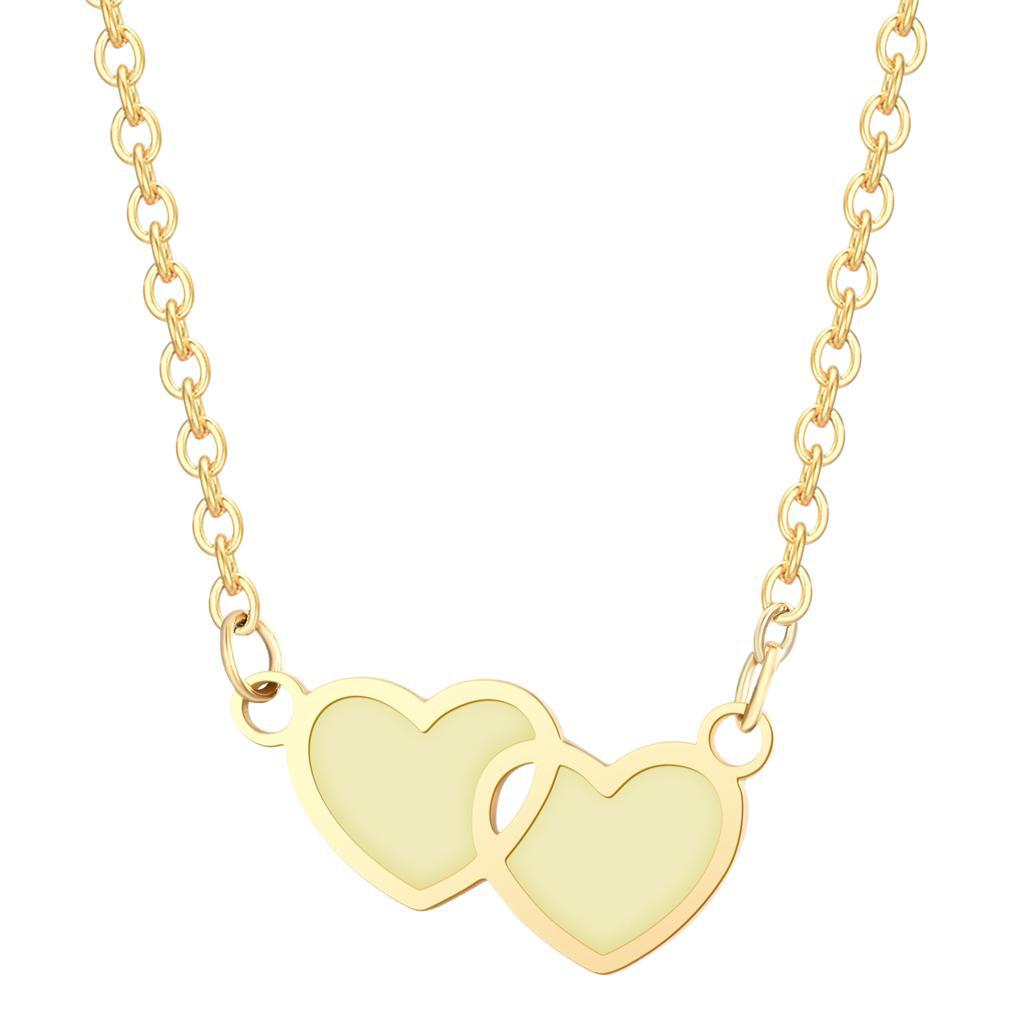 Golden luminous heart