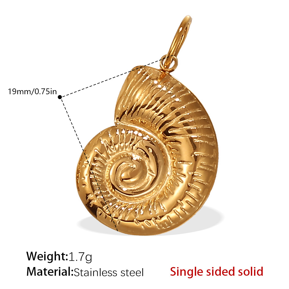 Pj295g solid gold pendant