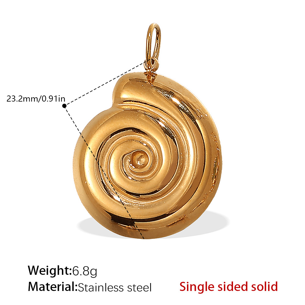 Pj296g solid gold pendant