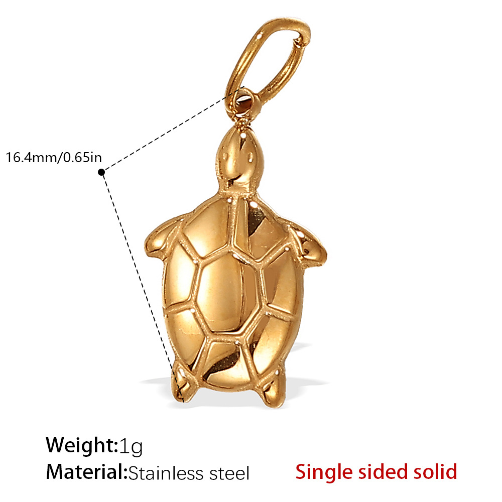 Pj298g solid gold pendant