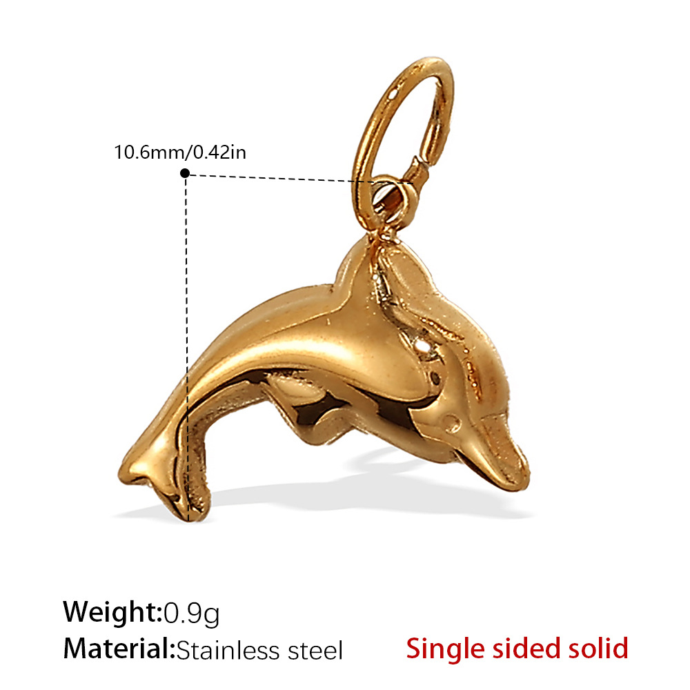 Pj305g solid gold pendant