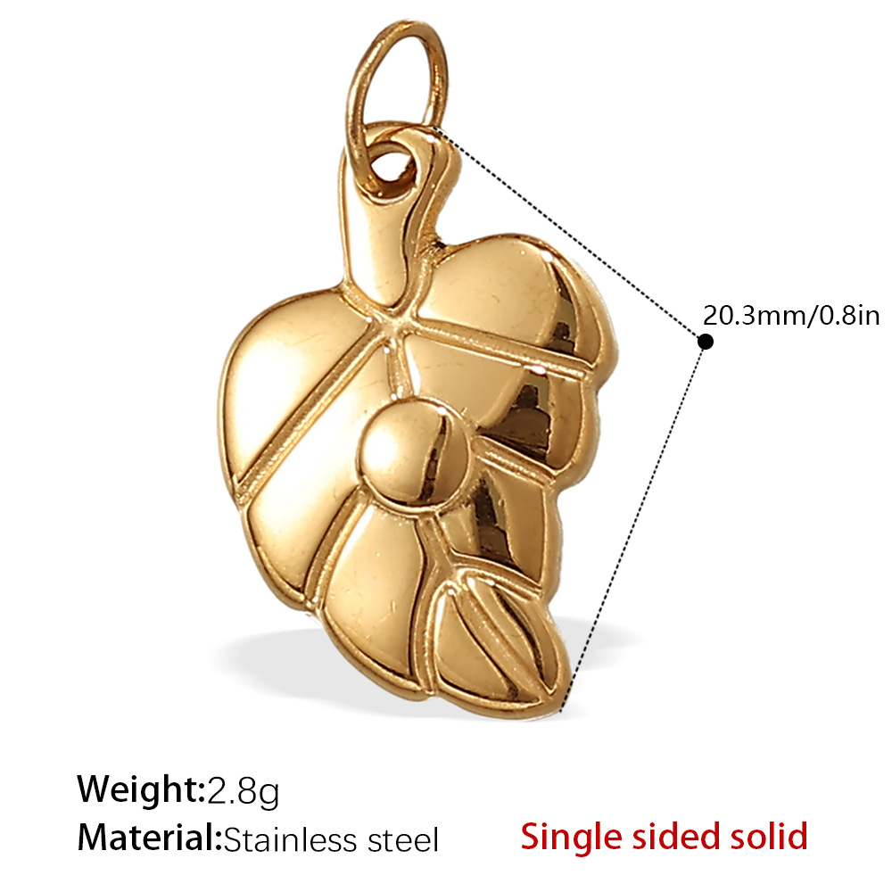 Pj206g individual gold pendant