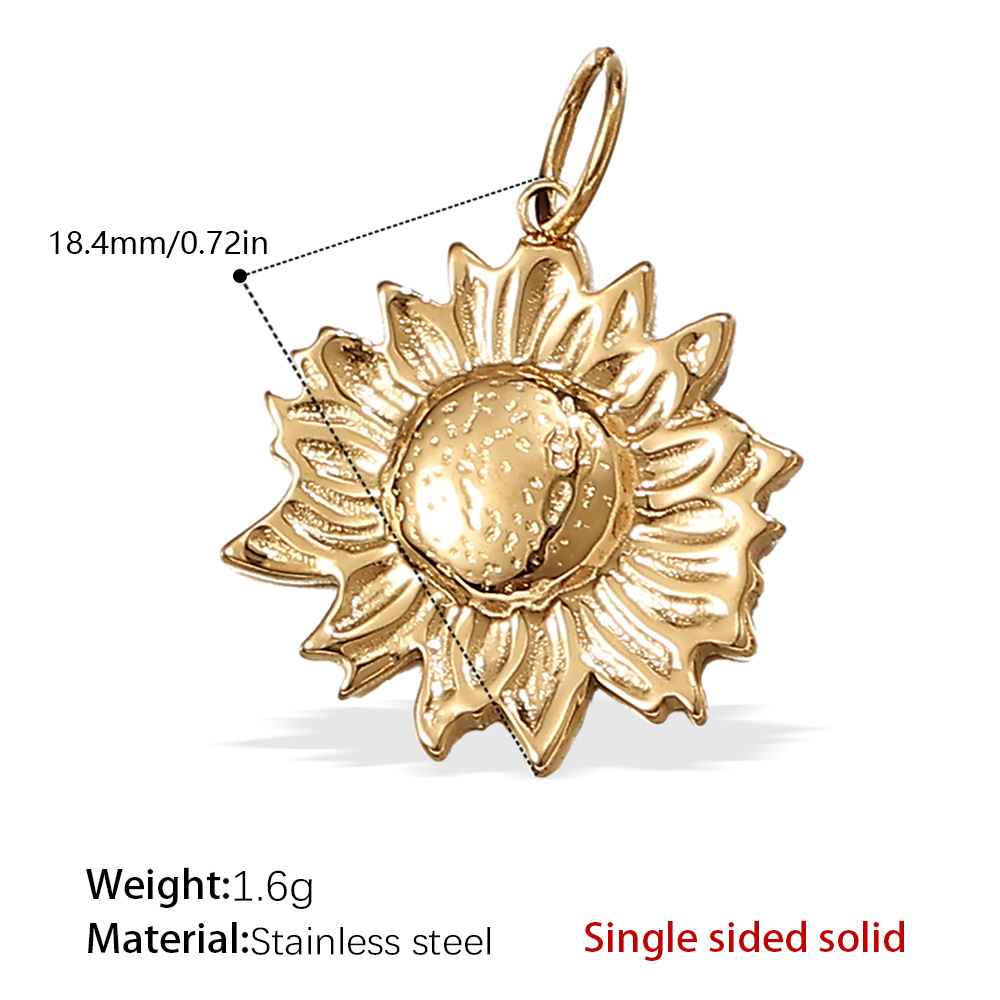 Pj212g individual gold pendant