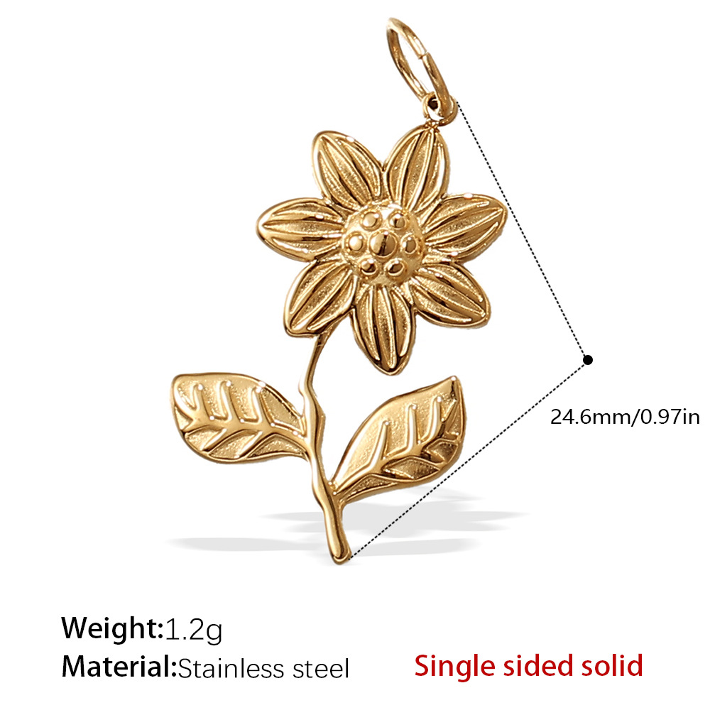 Pj213g individual gold pendant