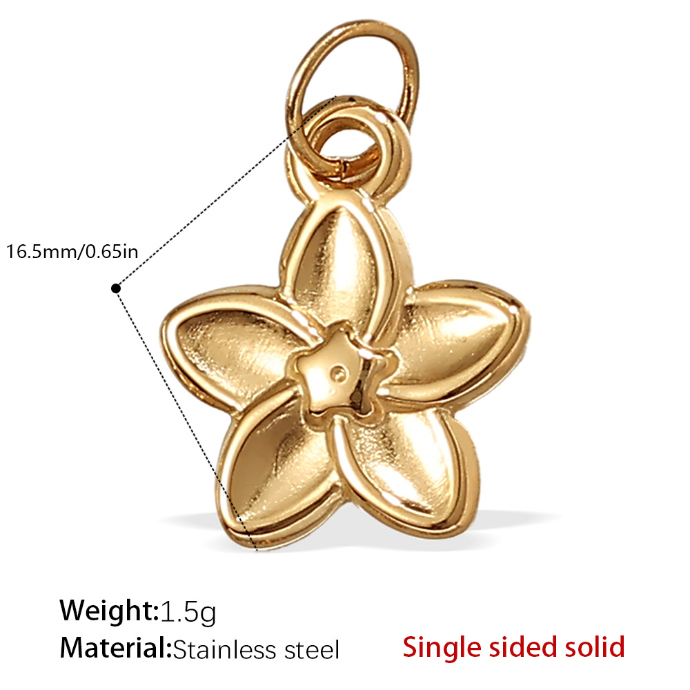 Pj214g individual gold pendant