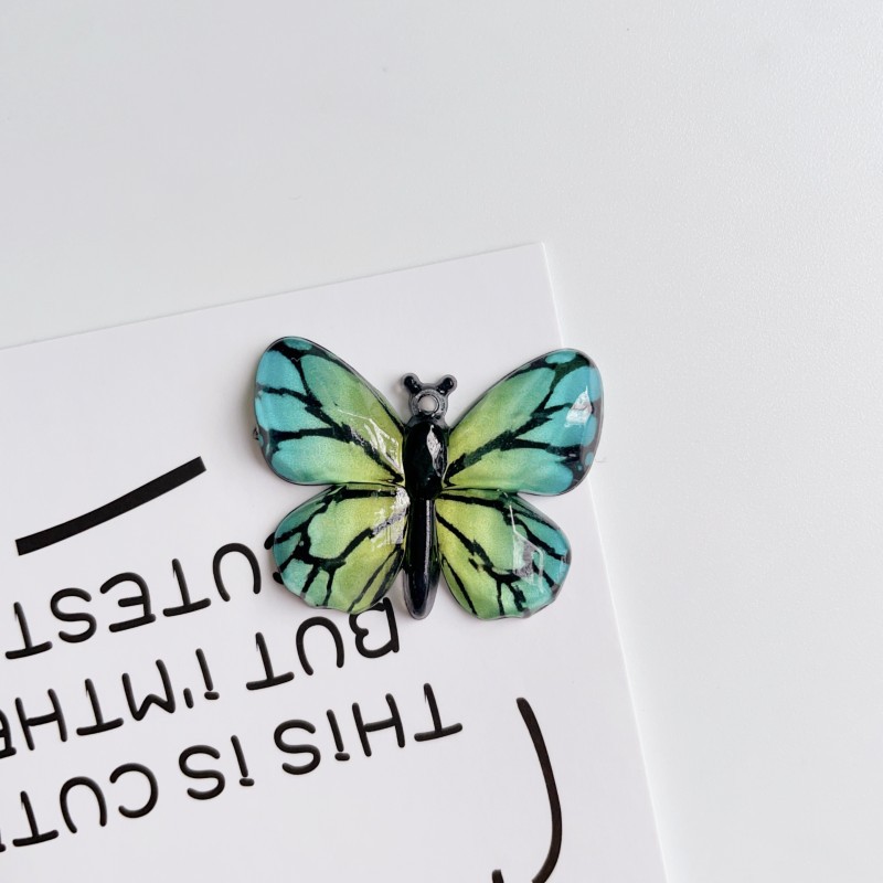 Lake blue green butterfly