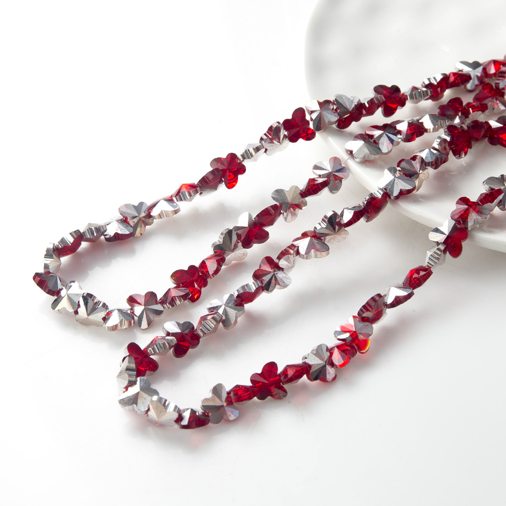 Red with silver plating