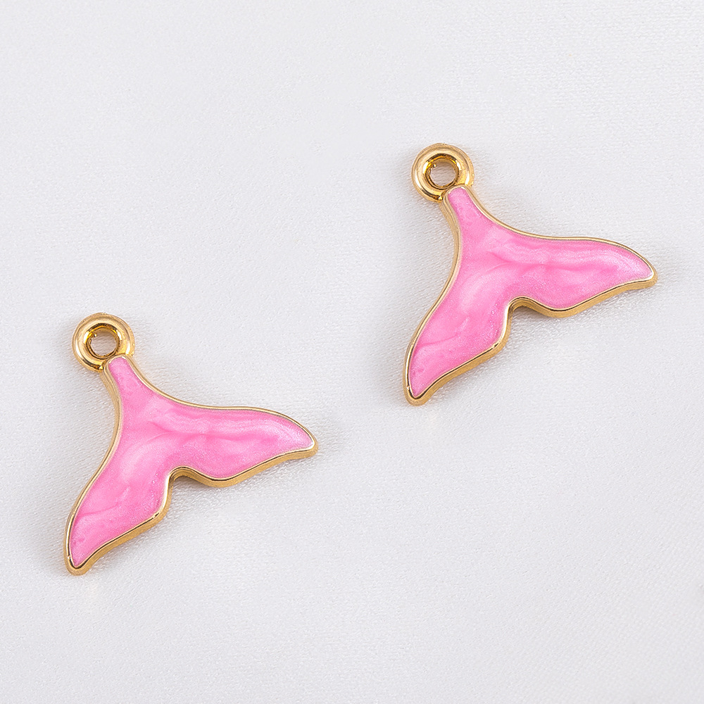 Human fish tail - pink -17.5x15