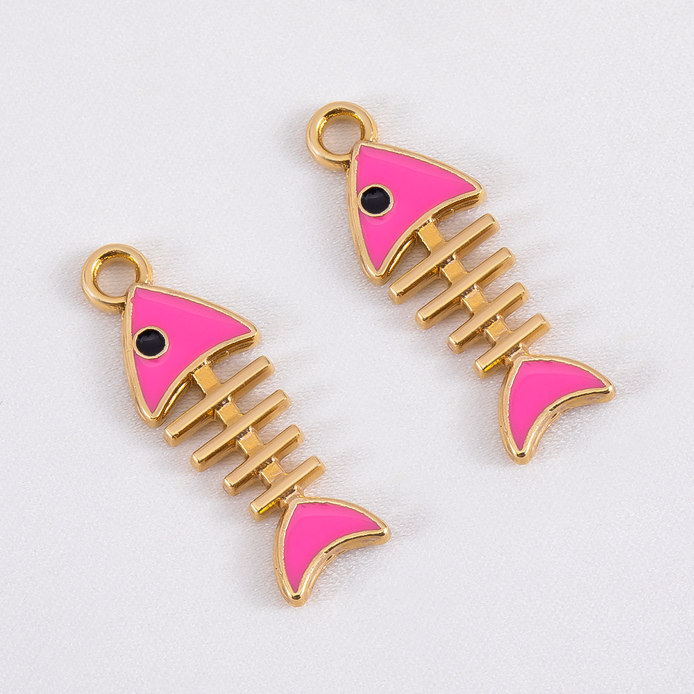 Fishbone - pink -8.5x24